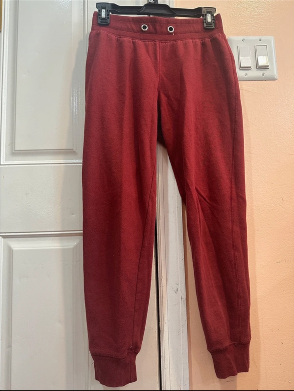 Burgundy Jogger Pants - Comfortable Casual Wear